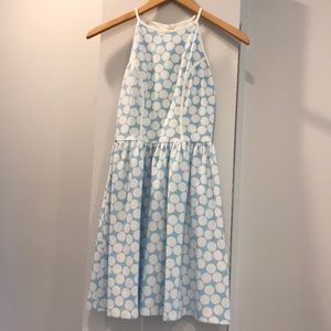 Aqua Polka Dot Dress